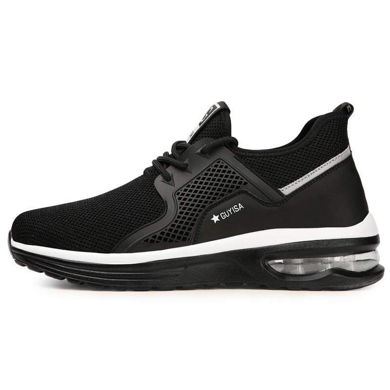 Women's steel toe safety sneakers with orthopedic support, slip-resistant for work footwear.