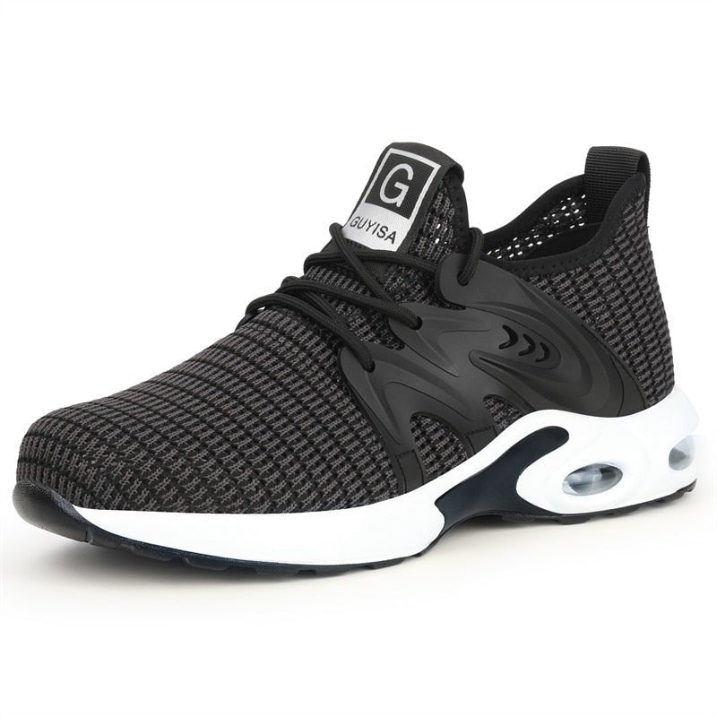 Women's comfortable orthopedic safety sneakers with steel toe protection, essential for demanding industrial work.