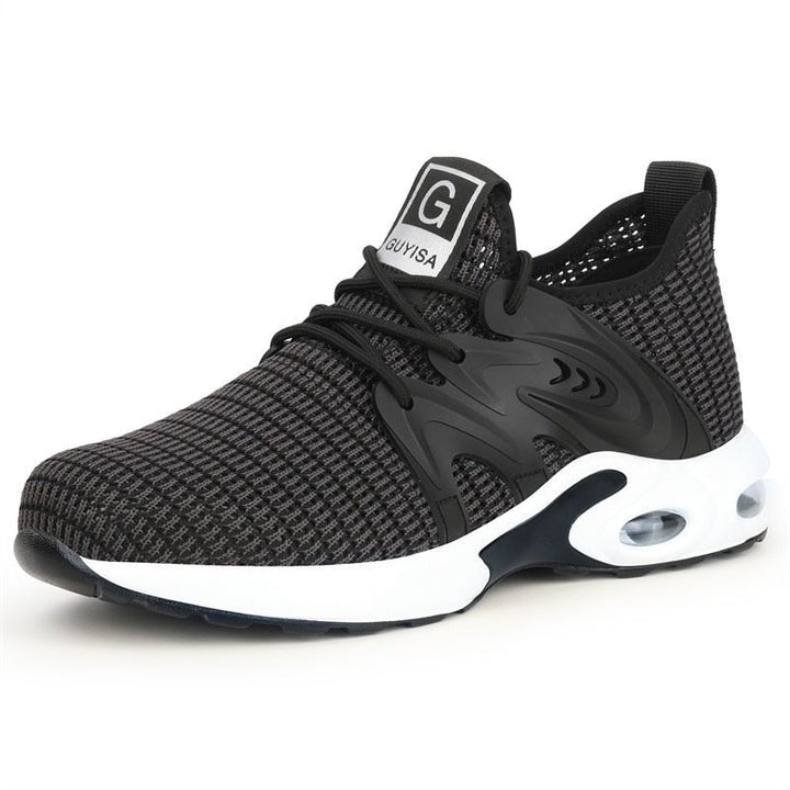 Women's comfortable orthopedic safety sneakers with steel toe protection, essential for demanding industrial work.