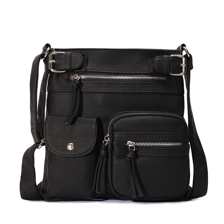 Women's stylish anti-theft crossbody bag, perfect for secure travel & daily use.