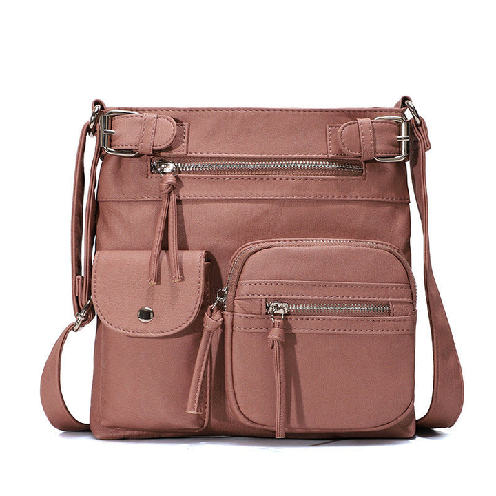Lightweight anti-theft women's travel bag, featuring an RFID-blocking pocket for cards.