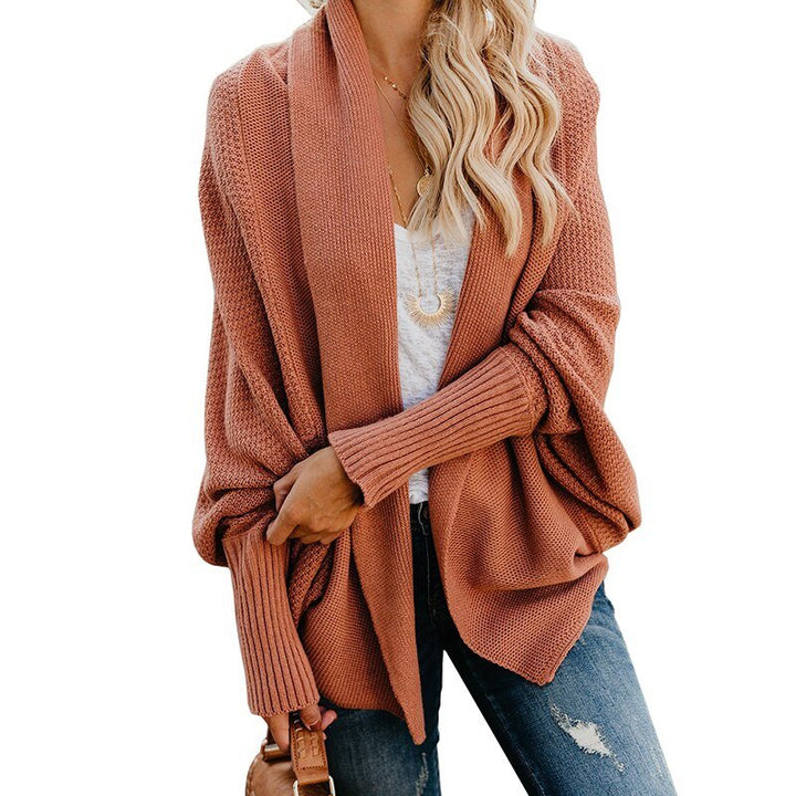 Chic oversized cardigan for women, designed for stylish layering & cozy everyday wear.