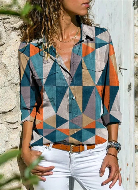 Lightweight women's summer blouse, relaxed fit for ultimate comfort and elegant casual style.