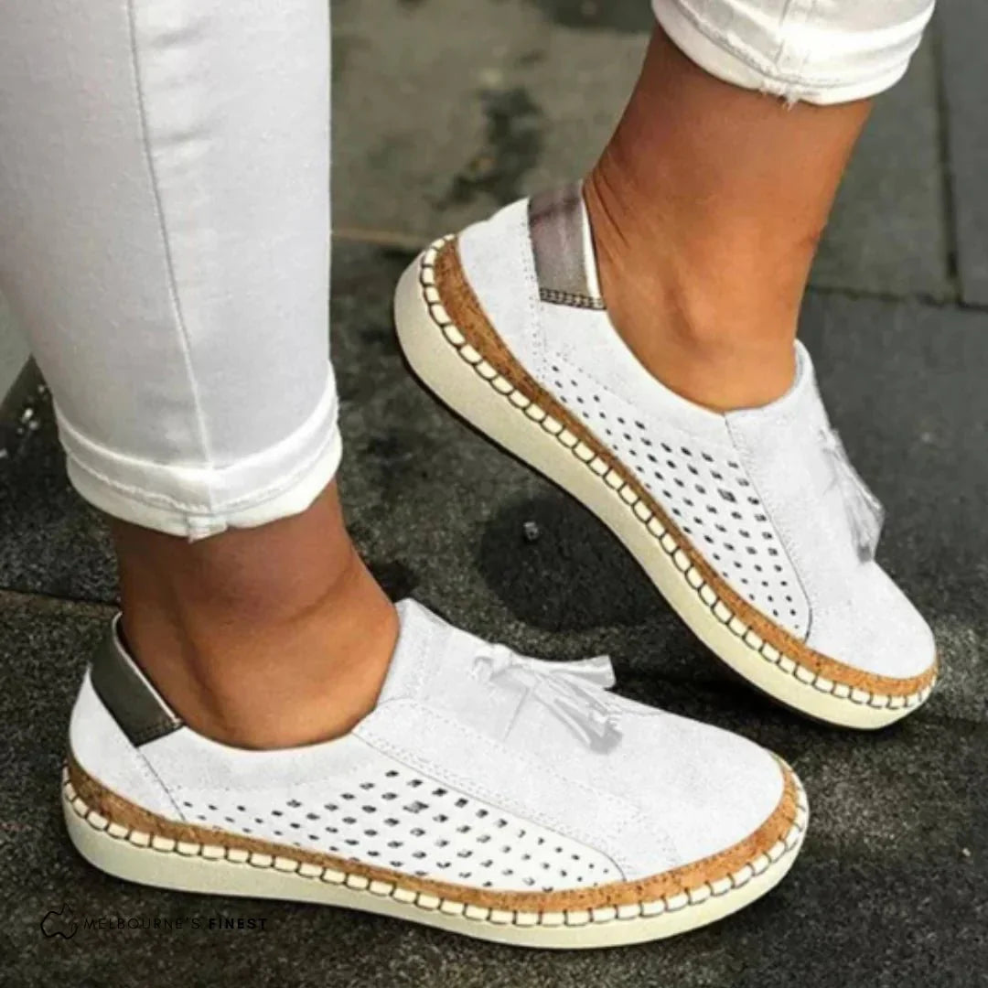 Lightweight women's summer slip-on sneakers, offering ultimate breathability and casual style.