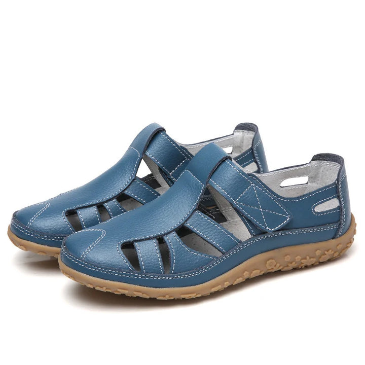 Comfortable women's open-toe sandals with arch support for all-day balance and casual wear.