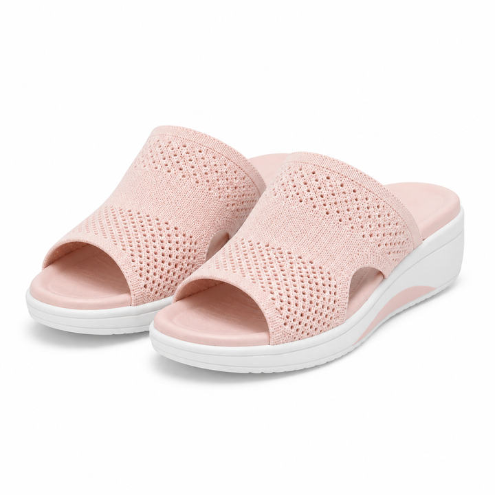 Stylish women's comfort walking sandals with excellent arch support, adjustable straps, perfect for summer.