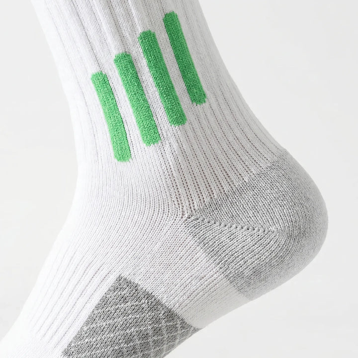 Performance knee-high women's socks, ideal for active sports & training.