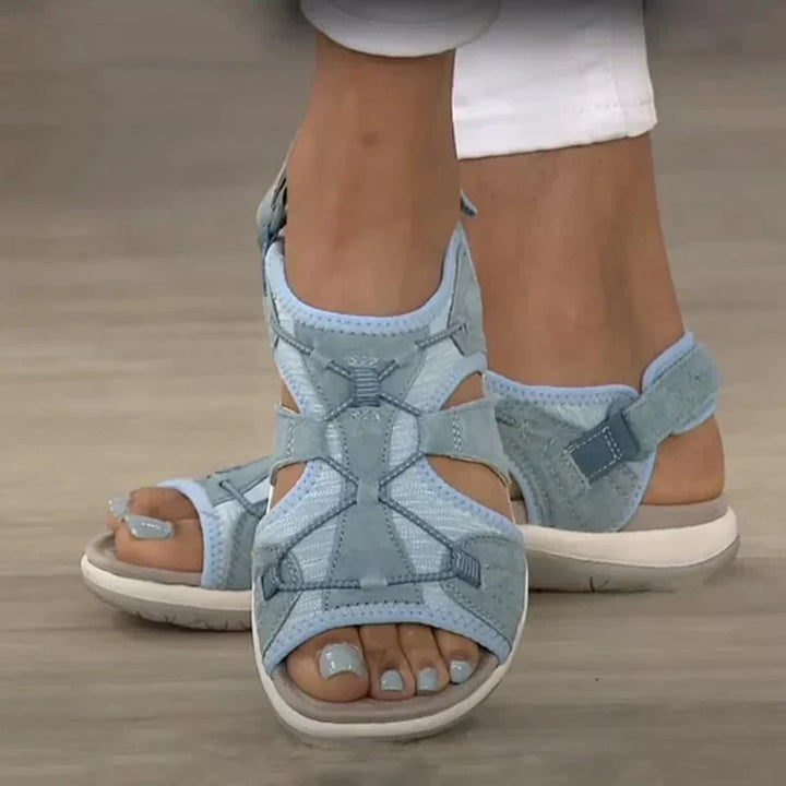 Women's supportive orthopedic sandals with arch support for ultimate comfort & pain relief. Perfect for walking.
