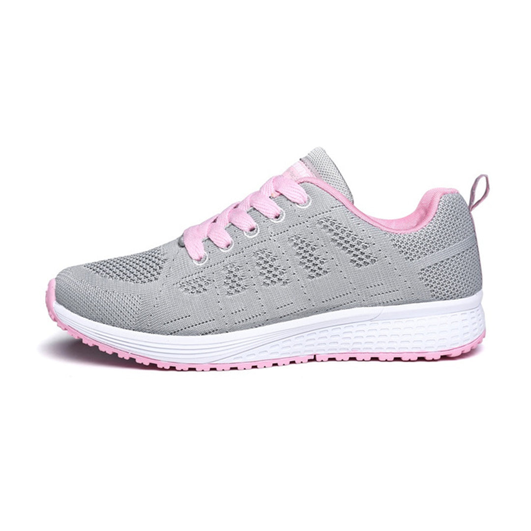 Cushioned women's sneakers with excellent arch support, ideal for comfortable walking and daily wear. Supportive and ergonomic.