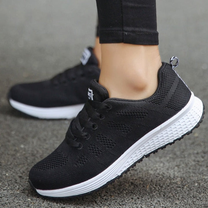 Posture-correcting women's walking shoes, engineered for enhanced comfort and stability.