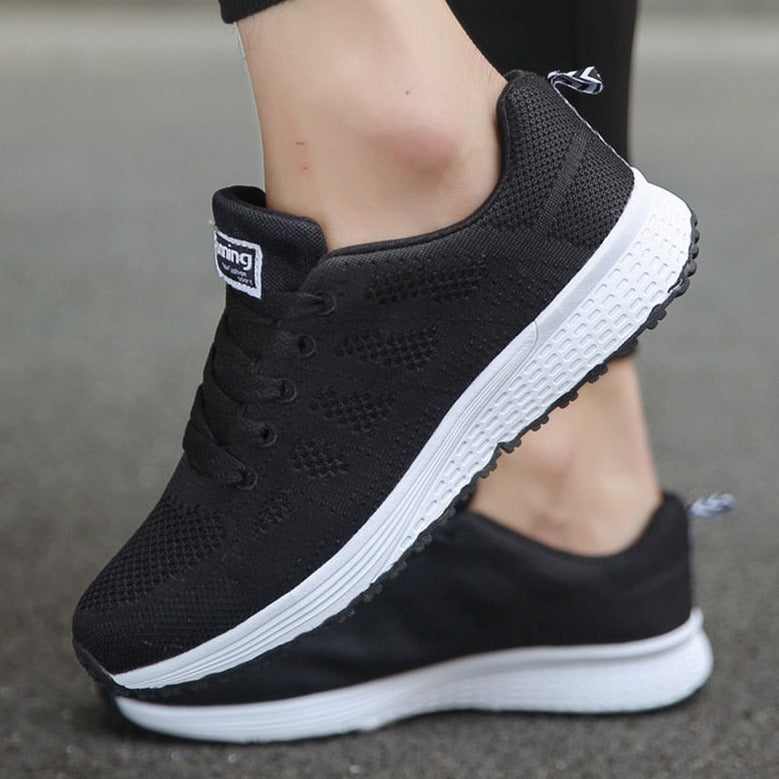 Lightweight women's walking shoes offering excellent support & pain relief for daily activities.