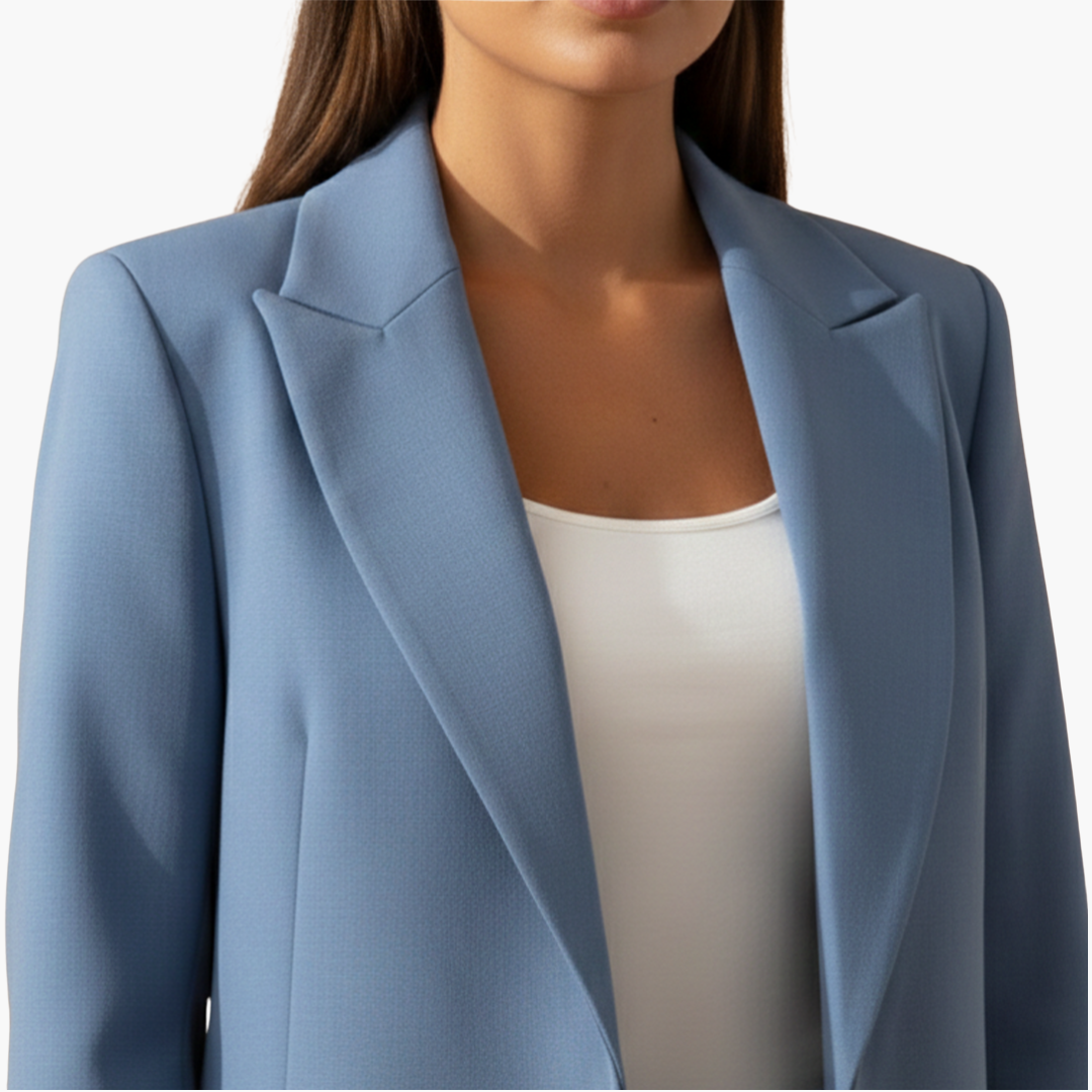 Professional women's tailored suit, perfect for office, business, and formal events. Classic style.