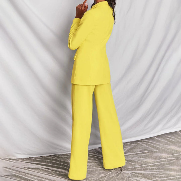 Professional women's blazer & trousers set, a smart choice for elegant business attire.