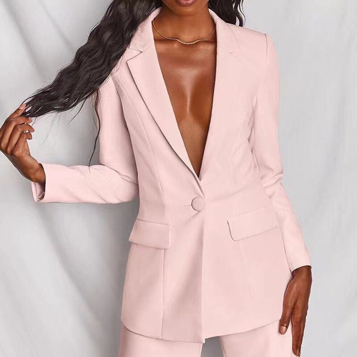 Smart women's blazer & trousers set, perfect professional wear and formal events.
