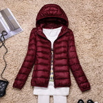 burgundy hood
