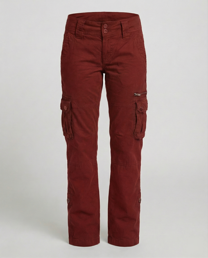 Everyday women's cargo pants, offering comfort & style with practical utility pockets for any adventure.