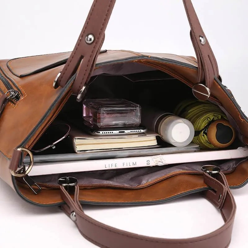 Durable women's everyday tote bag, a versatile handbag perfect for daily essentials and accessories.