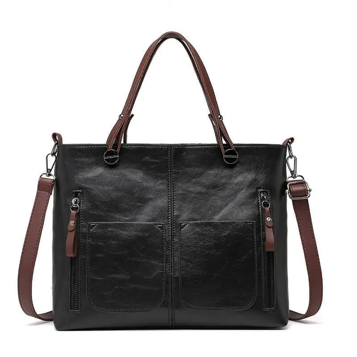 Women's durable everyday tote bag, versatile shoulder/crossbody option, a stylish & spacious accessory.