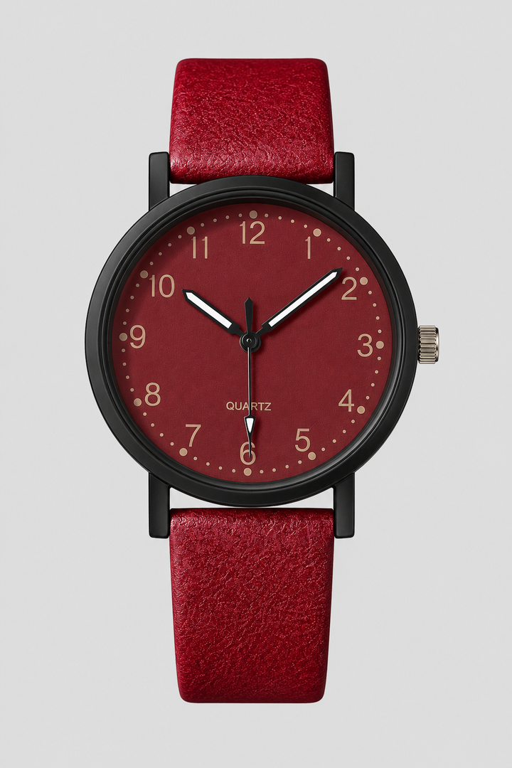 Comfortable women's vintage watch for daily wear, featuring a timeless classic design & elegant strap.