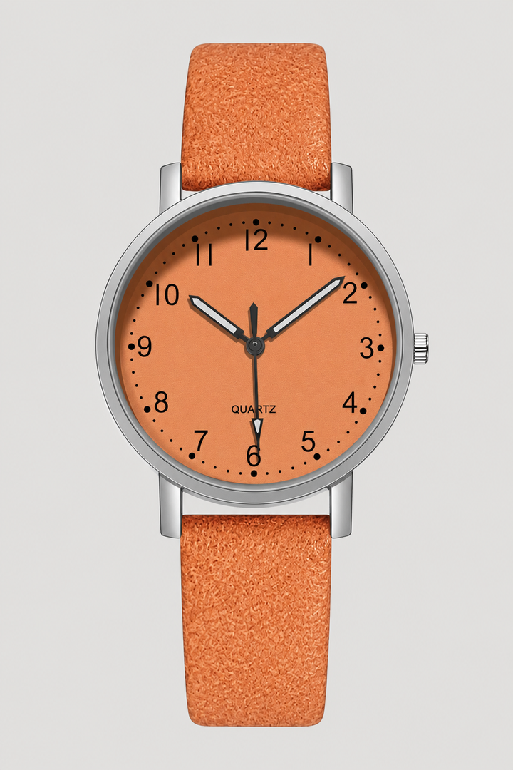 Fashionable women's vintage timepiece, ideal for daily wear with its classic design & elegant strap.