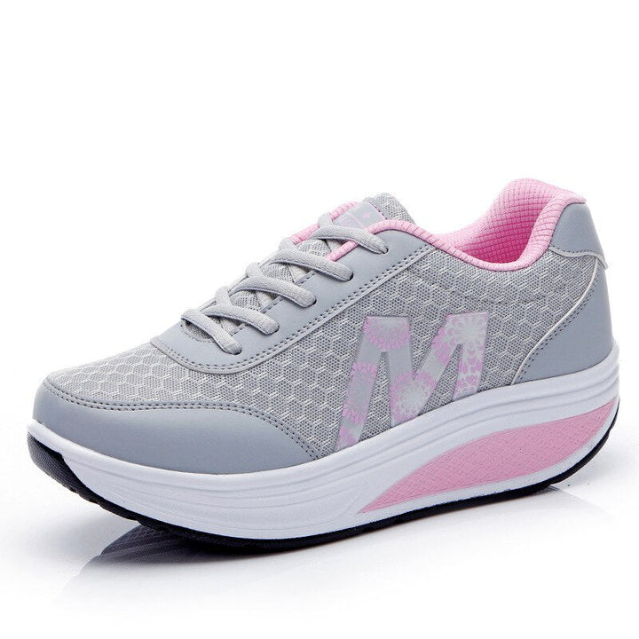 Breathable women's walking sneakers, supportive & cushioned for daily comfort & active lifestyles.
