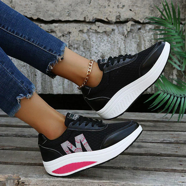 Daily wear women's walking shoes, breathable, lightweight, and highly supportive.