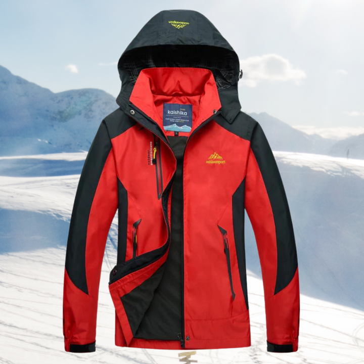 Stylish women's outdoor shell jacket, waterproof & lightweight for all-season adventure and active pursuits.