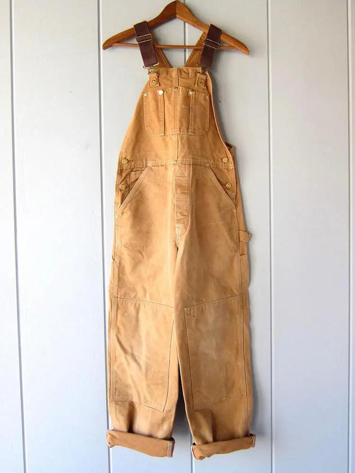 Stylish women's wide-leg jumpsuit, perfect for spring/autumn casual fashion. Effortless comfort, relaxed fit.