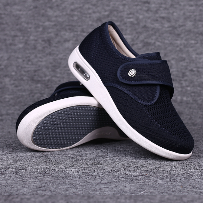 Adjustable wide fit women's shoes, perfect orthopedic footwear for diabetic feet, superior comfort.