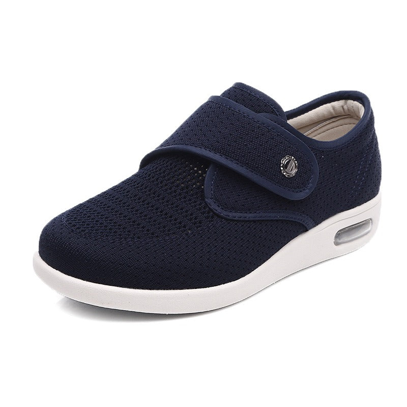 Diabetic-friendly women's walking shoes with a wide fit & orthopedic support for daily comfort.