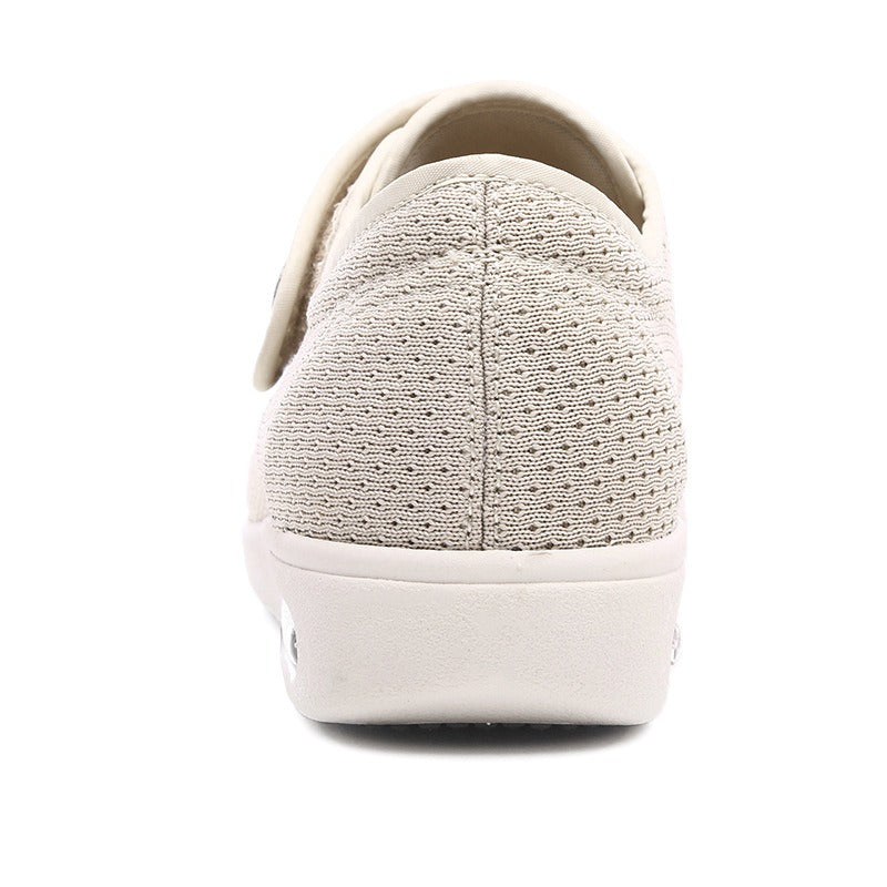 Breathable wide women's orthopedic shoes, designed for diabetic comfort and effective foot pain relief.