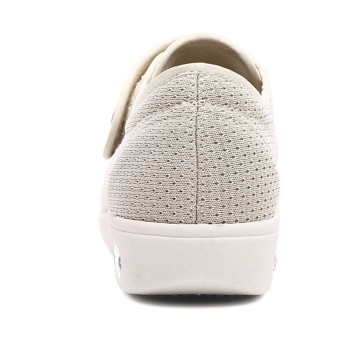 Breathable wide women's orthopedic shoes, designed for diabetic comfort and effective foot pain relief.