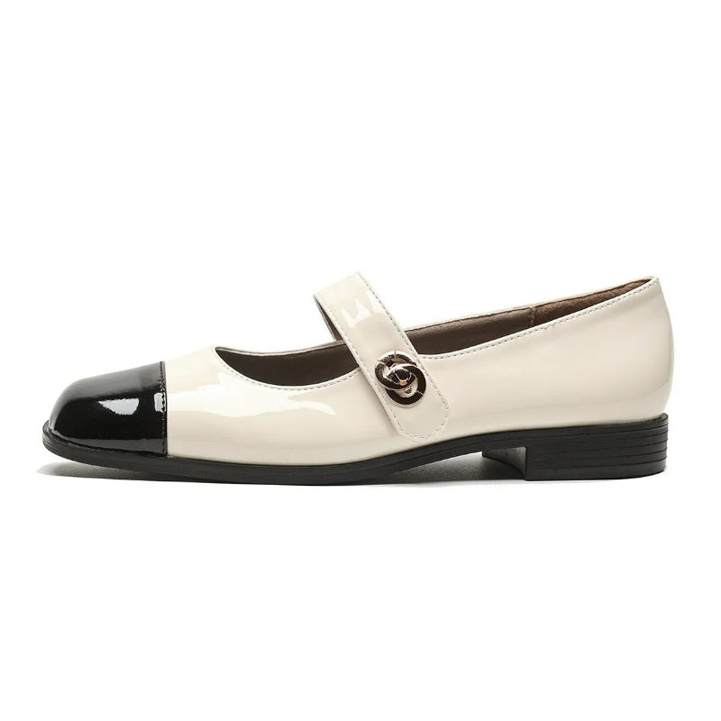 Women's Wide Toe Box Mary Jane Flats with Arch Support for ultimate comfort & healthy feet.
