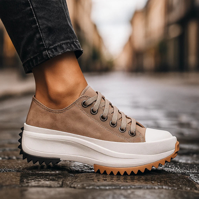 Women's Zippa Retro Platform Sneakers, a stylish blend of 90s vintage fashion and modern comfort for street style.