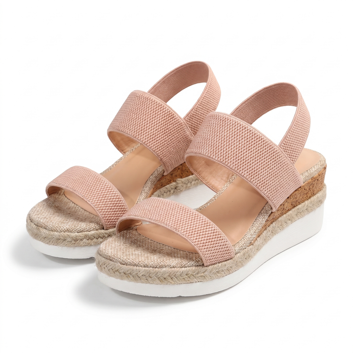 Summer women's wedge sandals, offering superior arch support and a comfortable, casual design.