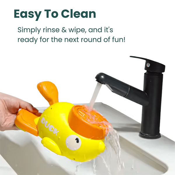 Unisex pet duck feeder, a fun and effective way to slow down eating for healthier pets.