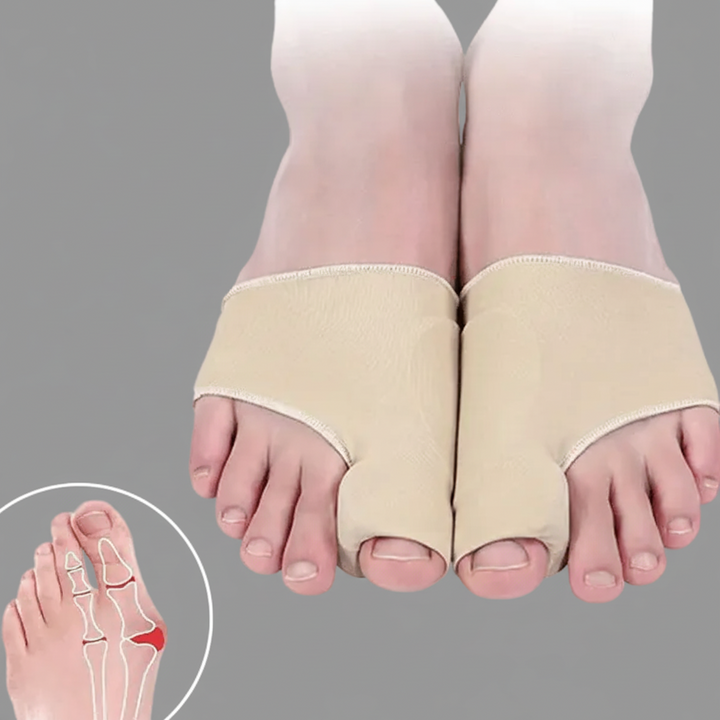 Comfortable youth bunion corrector providing gentle foot alignment & orthopedic support for daily wear.