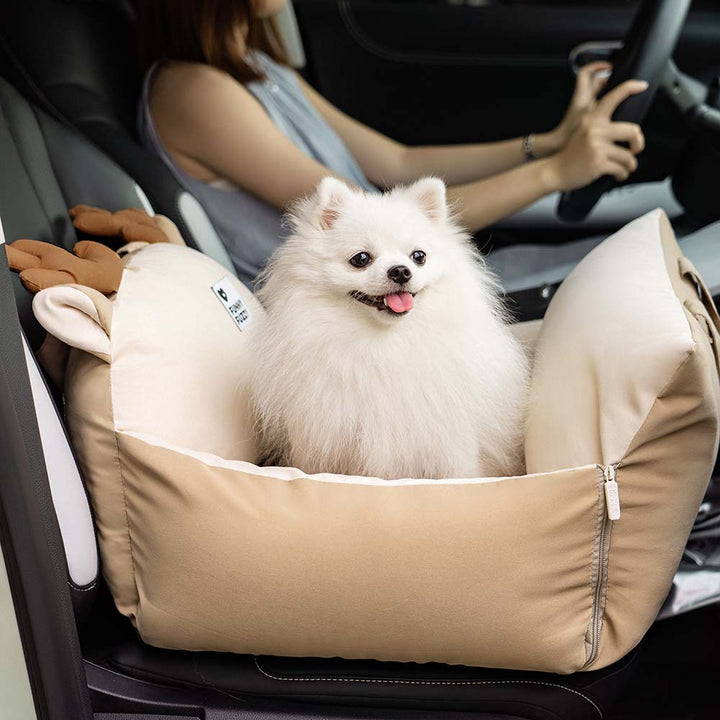 Zootopia Series dog car seat bed for small dogs, ensuring safe travel and comfort for pets