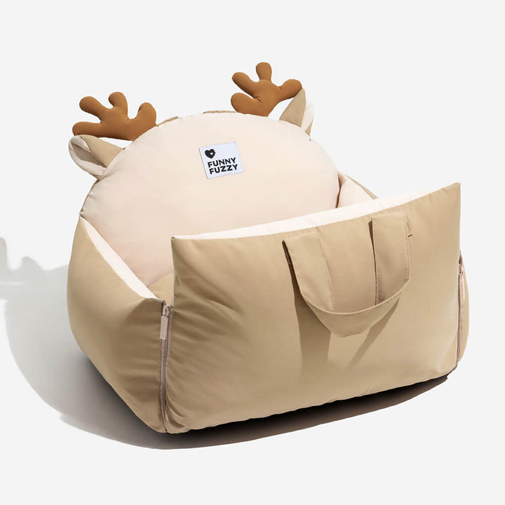 Stylish Zootopia themed dog car seat bed, perfect for safe and enjoyable dog travel adventures