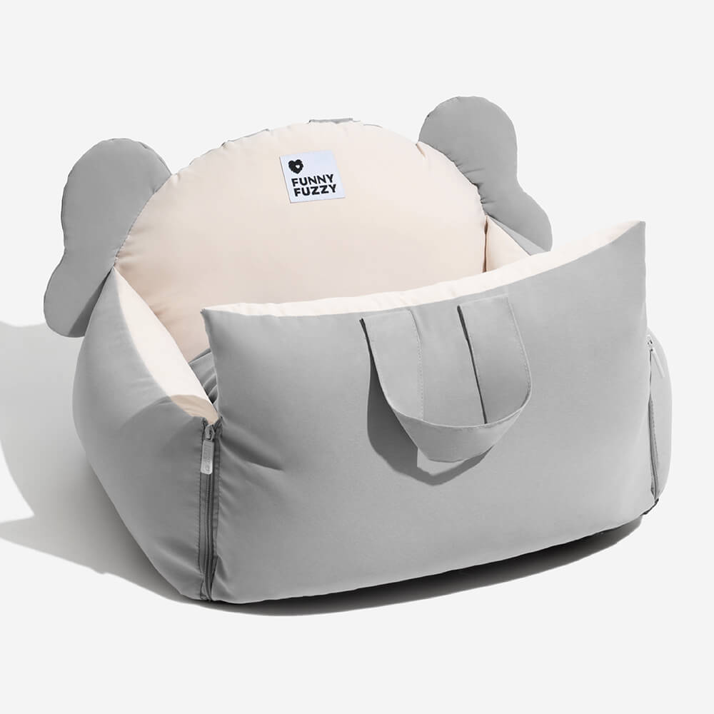 Innovative Zootopia dog car seat bed, a crash-tested pet travel solution for peace of mind