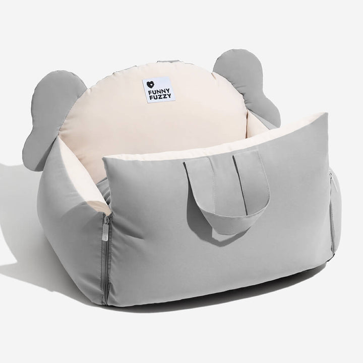 Innovative Zootopia dog car seat bed, a crash-tested pet travel solution for peace of mind